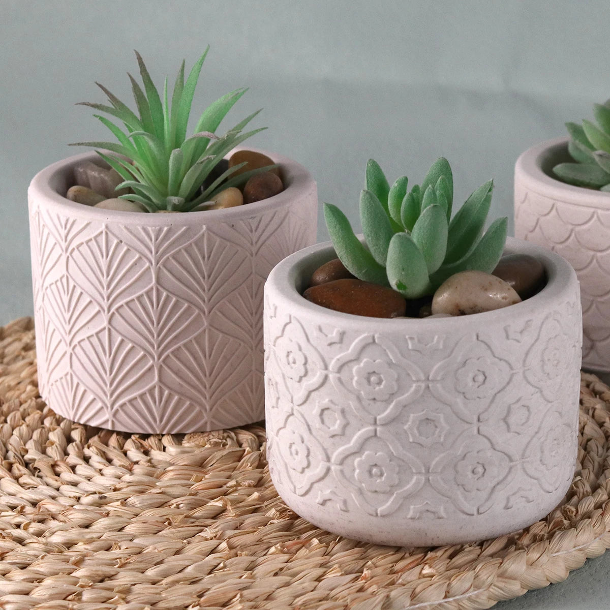 Cylinder Flower Pot Silicone Molds DIY Cement Concrete Plaster Candle Jar Box Pottery Mould Handmade Planter Gardening Decor