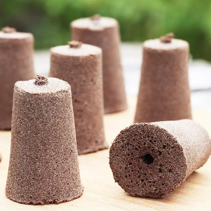 12Pcs Root Growth Sponges Plant Seed Starter Pods Seed Starting Seed Pods Easy To Use Seed Root Sponge Plug For Gardening