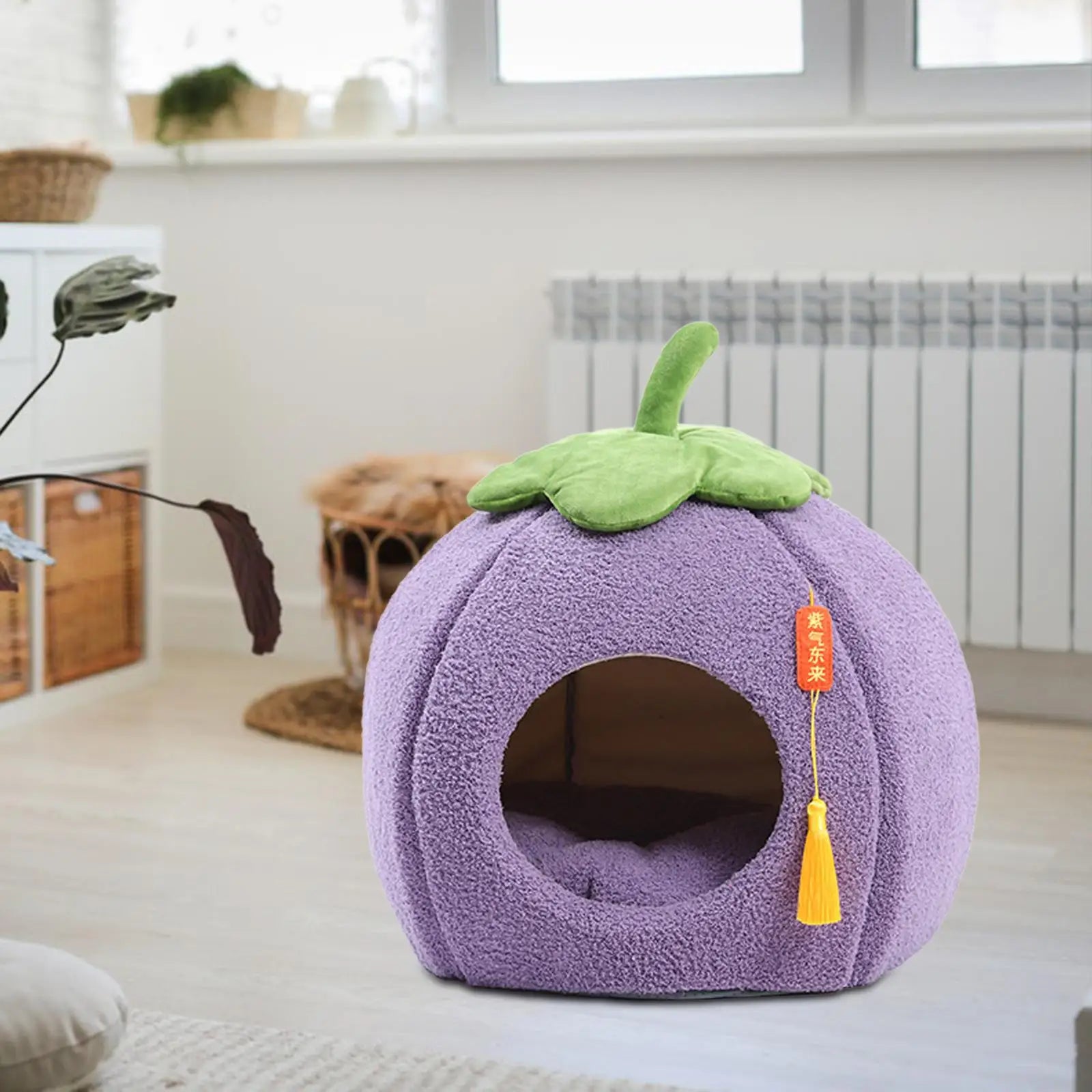 Pet House Dog House Warm Animal Cave Pet Supplies Removable Cat Bed Cave Dog Nest Kitten Tent Bed for Garden Bedroom Living Room