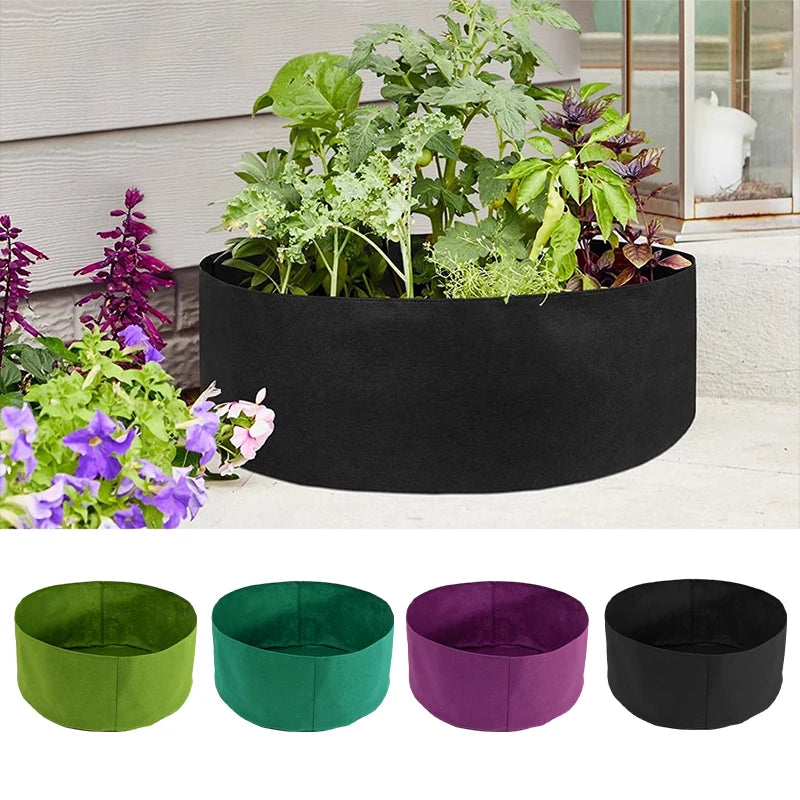 Grow Bag Felt Raised Plant Bed Vegetable/Flower/Plant Outdoor Home Garden Flower Planter Nutrition Planting Bags Accessories