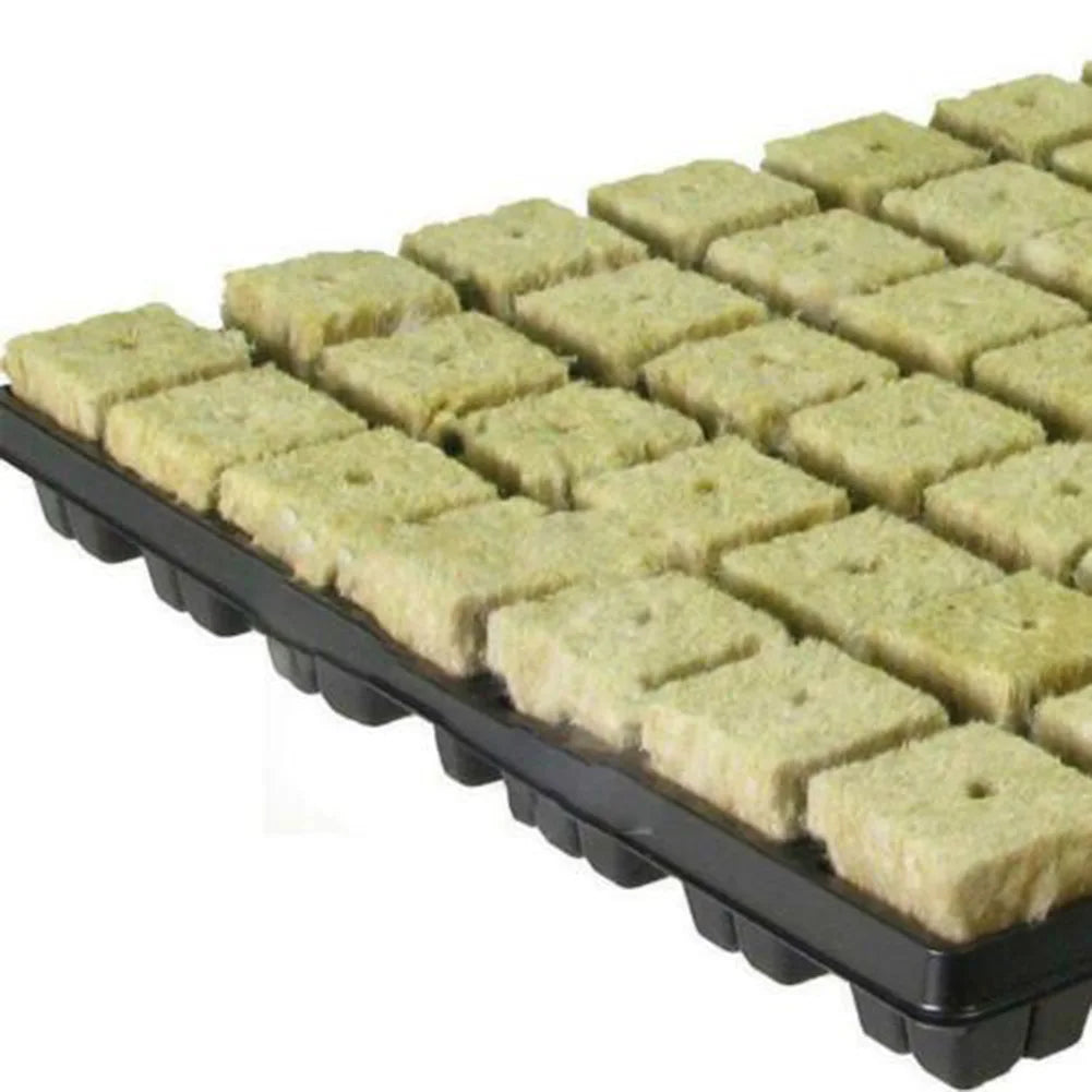 Starter Block Plugs Grow Tray Wool Cubes Hydroponic Soilless Starting Rock Kit Cultivation Planting Blocks Cube Plant Plante