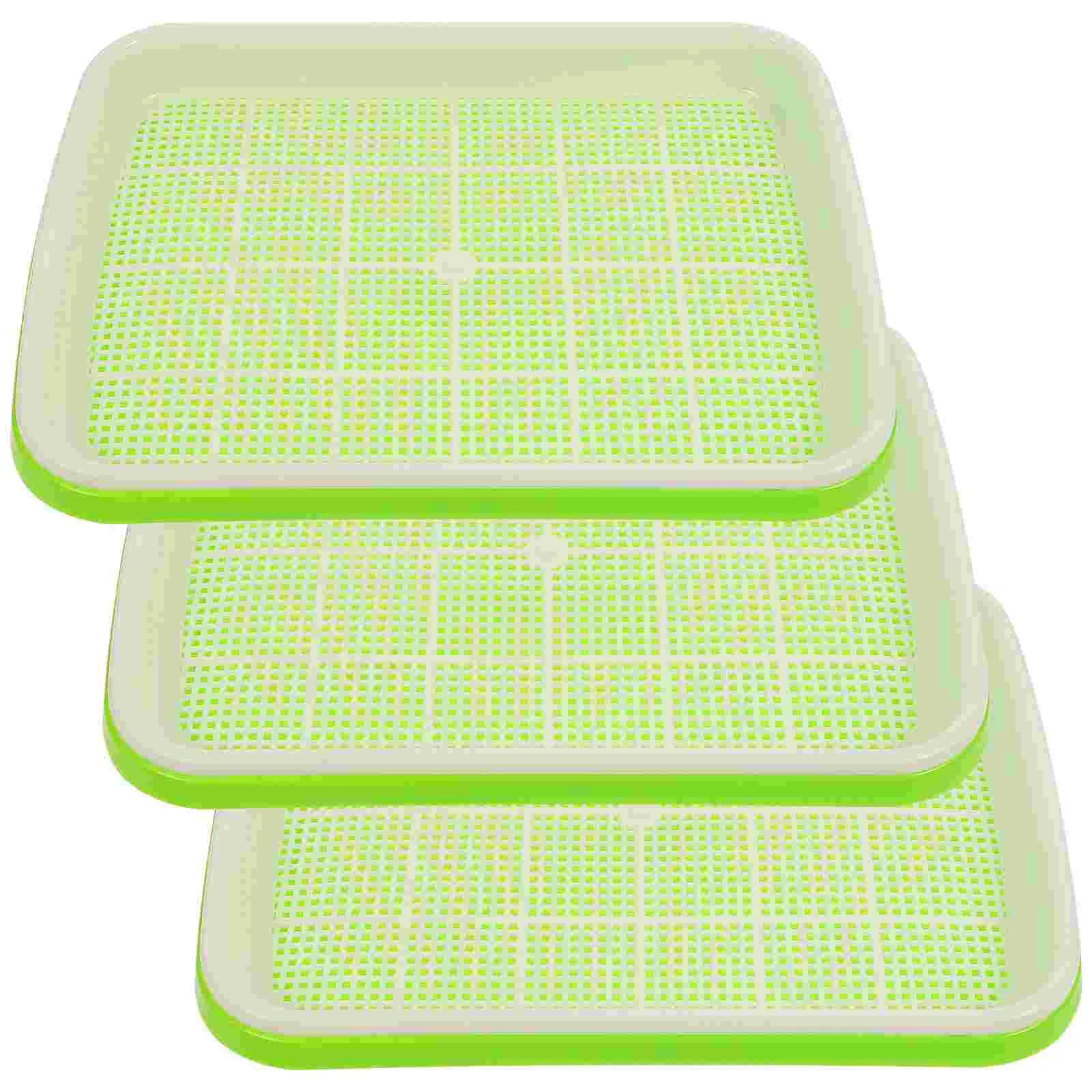 Germination Tray Starter Planter Soilless Sprout Trays Useful Garden Supplies Premium Nursery Vegetable Site Pot Microgreens